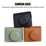 Suitable For Instax Wide 400 Genuine Retro Protective Cover PU Leather Camera Bag Comes With Crossbo