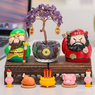 God of Wealth Decoration Fortune Tree Desktop Citrine Ornaments Small Money Tree Workplace Ornaments
