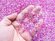 Iridescent Crispy Bingsu Beads for Crunchy (BTL) Slime, Iridescent Straw Beads, 3D Glitter, Slime Su