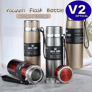 (800ml/1000ml) 316 Stainless Steel Thermos Bottle With Handle Vacuum Flask Tumbler Thermal Insulatio