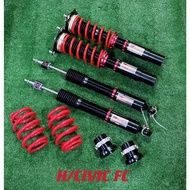 ADJUSTABLE ** TS RACING Honda Civic FC Hi Low Soft Hard Bodyshift 30 Step Absorber  (100%NEW) (100%O