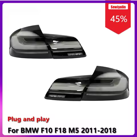 Car LED Headlight Auto Light Accessories For BMW F10 F18 M5 2011-2018 Fog DRL Brake Turn Signal Lamp