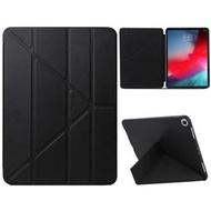 全城熱賣 - 適用於iPad Air (2019) / iPad Pro 10.5寸 變形金剛 小米紋PU+硅膠全包三折保護套 (顏色：黑色)