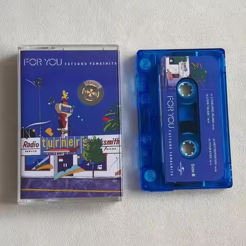 Classic J-POP Tatsuro Yamashita Music Tape FOR YOU Album Cassettes Cosplay Recorder Walkman Car Soun