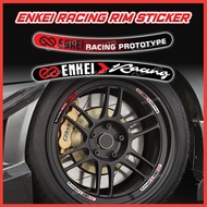 Enkei Racing Rim Sticker [4pcs] – Car Motorcycle Wheel Decal | Pelekat Rim Enkei Racing (4 Keping)