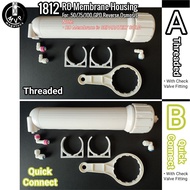 1812 / 2012 RO Housing Module 50gpd 75gpd 100gpd Reverse Osmosis - 2 Inches Inner Diameter