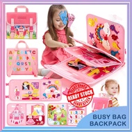 Children's Busy Bag Felt Backpack Learning Board Educational Early Education Board Busy Board AC-389