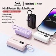 GOOJODOQ 2 Outputs Fast Charging Mini Power Bank (5000mAh)