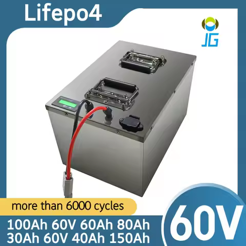 Long life 60v 100Ah 60V 60Ah 80Ah 30Ah 60V 40Ah 150Ah 120Ah lifepo4 Lithium battery with Bluetooth A