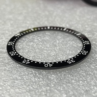 Top Flat Ceramic Bezel 38Mm*30.6Mm MOD Black Watch Ring Inserts 38Mm Replace Parts Fit For Divers SKX007 SKX011 Modification