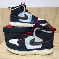 Basket 1 React High Black White Panda Sneakers Sepatu Shoes Red Hitam Putih Merah