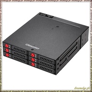 [S D K G]  6-Bay 2.5Inch SATA SSD HDD Enclosure Mobile Rack/Enclosure Hard Disk Enclosure Rack Data 
