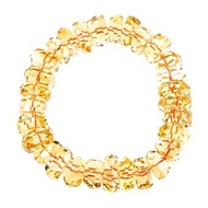 【正佳珠寶】黃水晶 頂級超淨體 不規則鑽切 57g 黃水晶手珠