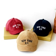 Kids Baseball Cap New York Kids Cap/ Kids Corduroy Cap/