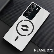 Softcase Glass Glossy For Realme C73 C75 C71 Cassing hp Realme C73 C75 C71-Protective Case hp Realme
