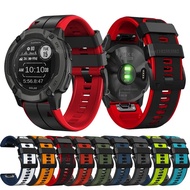 Quick Release 26mm Silicone Watch Band For Garmin Instinct 2X Solar Strap Fenix 6X Pro 5X Plus 7X Wa