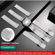 CASIO F-91 F-105 A-158 WATCH CHAIN CASIOA-158 L/ STEINLESS STEEL 18MM