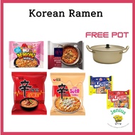 [Jinny's choice] Korean noodles,Ramen,Volcano Buldak,Jin ramen,get free Pot