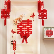 Door Decoration 囍 Wedding Room Decoration Chinese Wedding Decoration