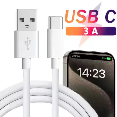 USB Type C Mobile Phone Cables 3A Fast Charging Cord USB Adapter Cable For Samsung Huawei Xiaomi USB