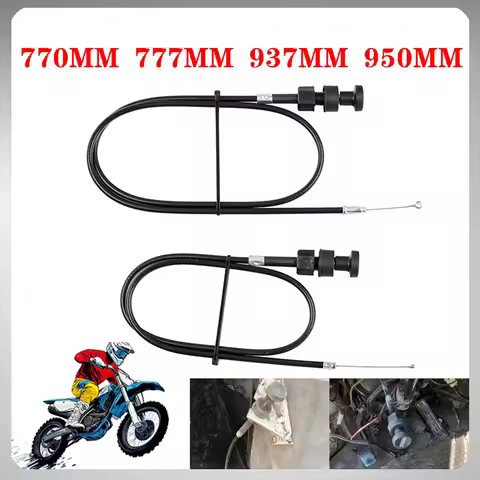 Motorcycle Carburetor Throttle Cable 770MM 777MM 937MM 950MM Choke Cable Wire For Yamaha PW50 PW80 P