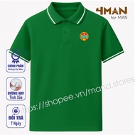 Vietnam Farmers Association Polo T-shirt - High Quality CVC Crocodile Fabric Thick, Smooth, Cool, An