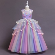 BST Princess baby Gown Party unicorn long gown birthday