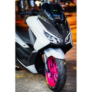 ส่งฟรี ชิวหน้าซิ่ง Forza350 ตัวสั้น หนา 4 มิล เลนส์ฟ้าไฮบริด by Jackshop พร้อมสติ๊กเกอร์ครบชุด