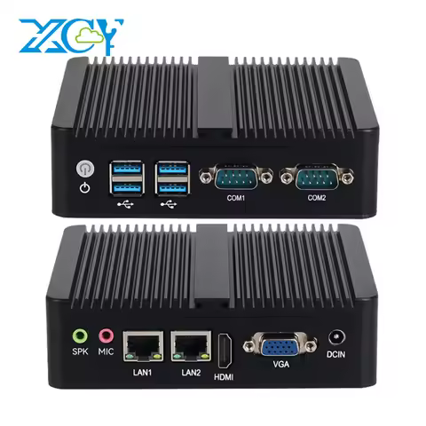 Fanless Mini Industrial PC X30G Intel Celeron N5105 DDR4 M.2 SSD 2xRS232 2xEthernet 4xUSB3.0 7260AC 