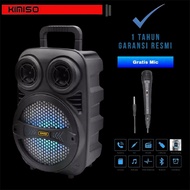 Speaker Aktif Bluetooth Kimiso 3381 Bonus Mic/Speaker Bluetooth Karaoke Outdoor Polytron