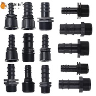 YANMIG Screw Joint, Female Male Thread 16mm 20mm 25mm Garden Hose Barb Connector, PE 1/2 3/4 To 1/2 