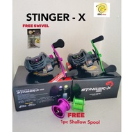 SEAHAWK STINGER -X CASTING REEL FREE SHALLOW SPOOL