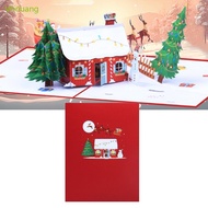 Winu Enchanting 3D Christmas Tree Decorating Surprise Card Enchanting 3D Christmas House Card Memora