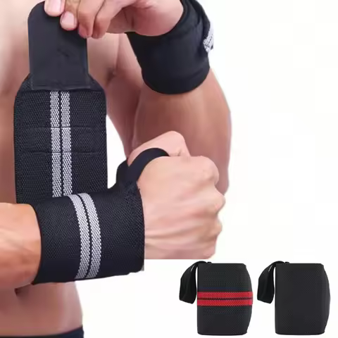 2 pcs Elastic Wrist Wraps, Wrist Support Brace, Wrist Wraps Guard Wrist Band For Gym Weightlifting, 