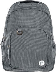 RALEIGH 18" Gray Backpack, BAZIC x SYDNEY Fashion Backpack Shoulder Bag Casual Travel Bag Hiking Daypack, Gray, 18" x 13" x 7", Daypack Backpacks