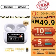 [Flexible MY Official ]Wireless Bluetooth5.4 Earbuds With ANC Noise CancellationBuilt In Mic LED Tou