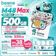 【FREE SIM】 BeONE Mobile Prepaid SIM Card | Maxis 5G Coverage | Self Registration eKYC | Simkad Beone
