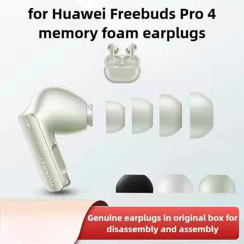 New Eartips For Huawei Freebuds Pro4 Memory Foam Earbuds Original Headphone Cover Three-stage Memory