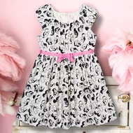 Baju budak perempuan 1y - 5y Little Golden Book Moments Cotton Girl Dress baju Raya