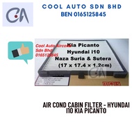 🔥READY STOCK 🔥AIRCOND CABIN FILTER - HYUNDAI I10 KIA PICANTO