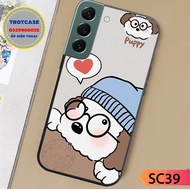 Samsung S22 / S22 Plus / S22 Ultra Phone Case - Printed Fat Dog And Cat Pattern
