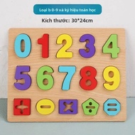 Ban Giáo Dục Cầm Tay Cho Trẻ Em Nhận Dạng Số & Bảng Chữ Cái 26 Khối Bảng Chữ Cái Tiếng Anh Đồ Chơi G