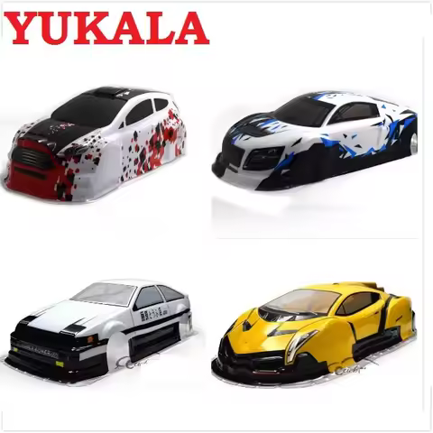 37 styles 1/10 RC Cars 195/190mm PVC painted Body Shell for 1:10 RC on-road racing drift cars