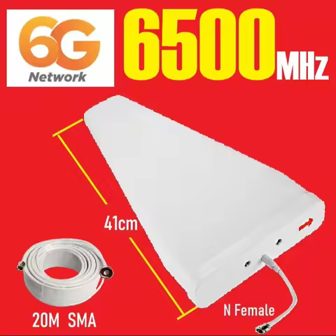 Top Brand Raw Factory 41 CM Biggest 32 Elements 6500 MHz Real 5G 6G 18 24 dB High Gain LOG 5G 4G Dir