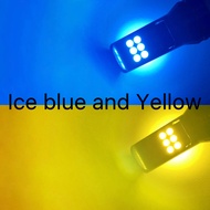 1Pcs 【LED】 Lampu LED Putih H11 Two Color 24SMD untuk Headlight / Fog lamp Mobil Lampu Depan 3030 SMD