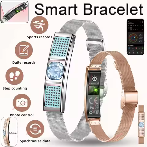 2026 New 5.8mm Ultra Slim Body SmartWatch Health Monitor 3ATM Waterproof 100+ Sports Mode Fitness Tr
