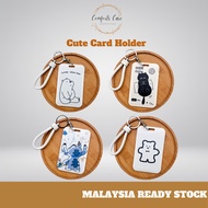 Cute Card Holder Graphic card holder Student Card Holder Key Chain Access Card Holder TNG Card Holder 卡套 Pemegang Kad