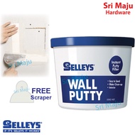 MAJU Selleys Wall Putty Filler 500g for Wall Crack Gap Dempul Dinding Batu Plaster Partition White