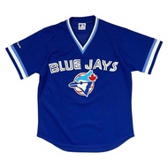 VTG MLB TORONTO BLUE JAYS MAJESTIC BATTING PRACTICE JERSEY MADE IN USA SIZE XL
