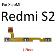 สวิตช์ปุ่มปุ่มเปิดปิดปิดเสียงเงียบสายเคเบิ้ลยืดหยุ่นสำหรับ XiaoMi Redmi Note 8 7 6 Pro 8T 8A 7A 6A ชิ้นส่วน S2